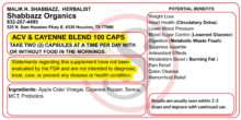 Shabbazz Organics - ACV & Cayenne Blend
