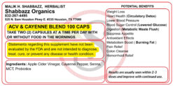 Shabbazz Organics - ACV & Cayenne Blend