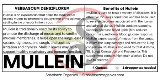 Mullein Tincture