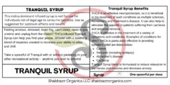 Tranquil Syrup