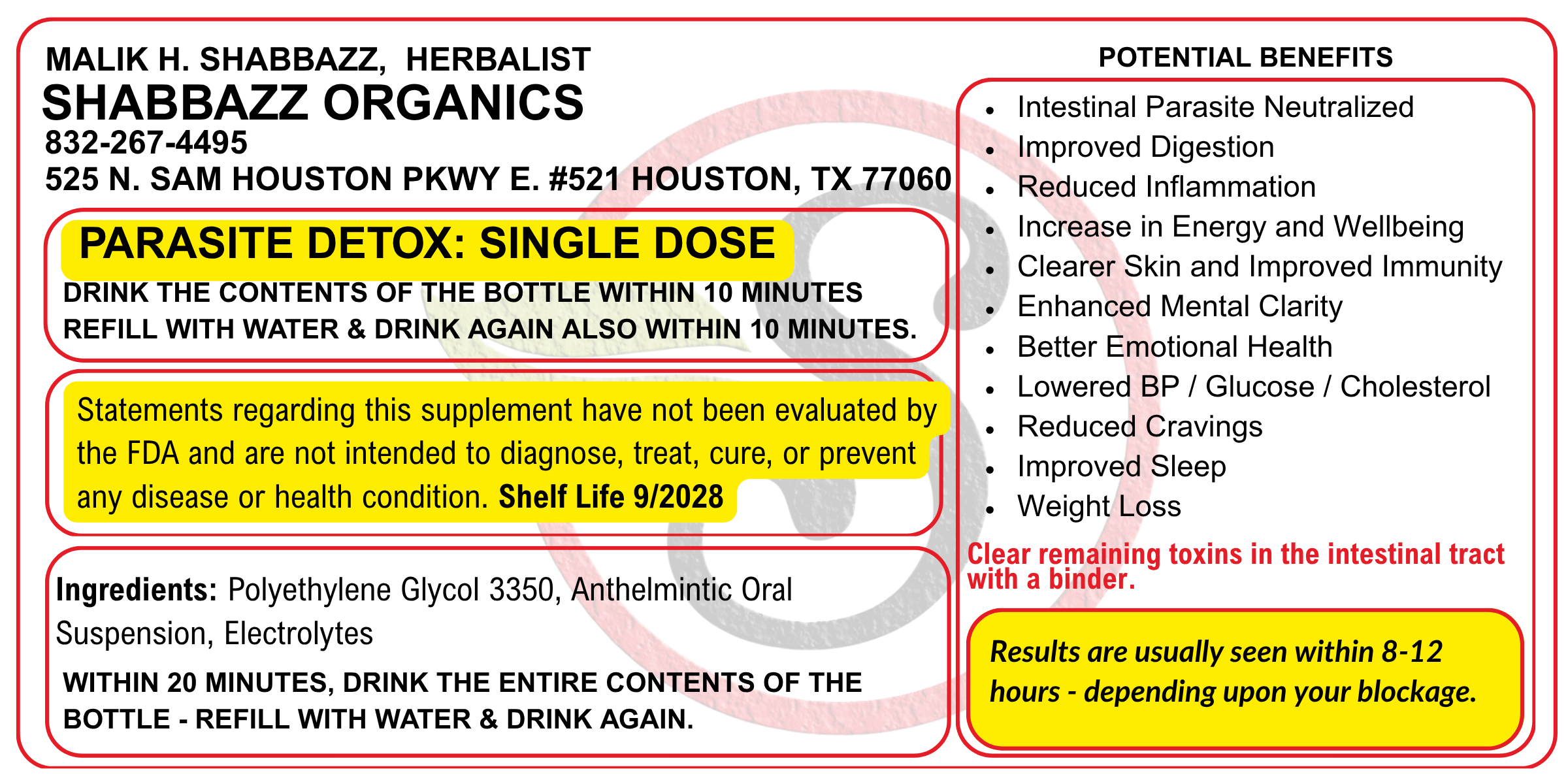 Parasite Detox
