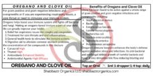 Oregano and Clove Oil