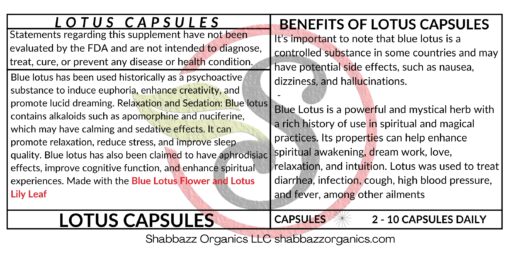 Blue Lotus Capsules