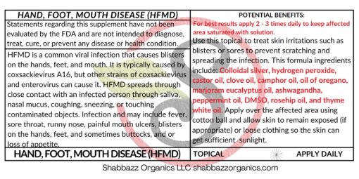 Hand, Foot, and Mouth Disease (HFMD)