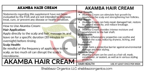Akamba Hair Cream