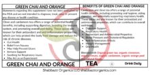Green Chai and Orange