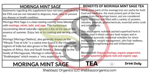 Moringa Mint Sage