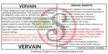 Vervain Syrup
