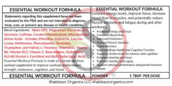 Essential Workout Formula