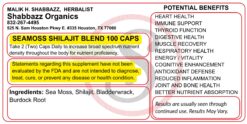 SeaMoss Shilajit Blend