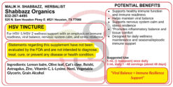 HSV Tincture