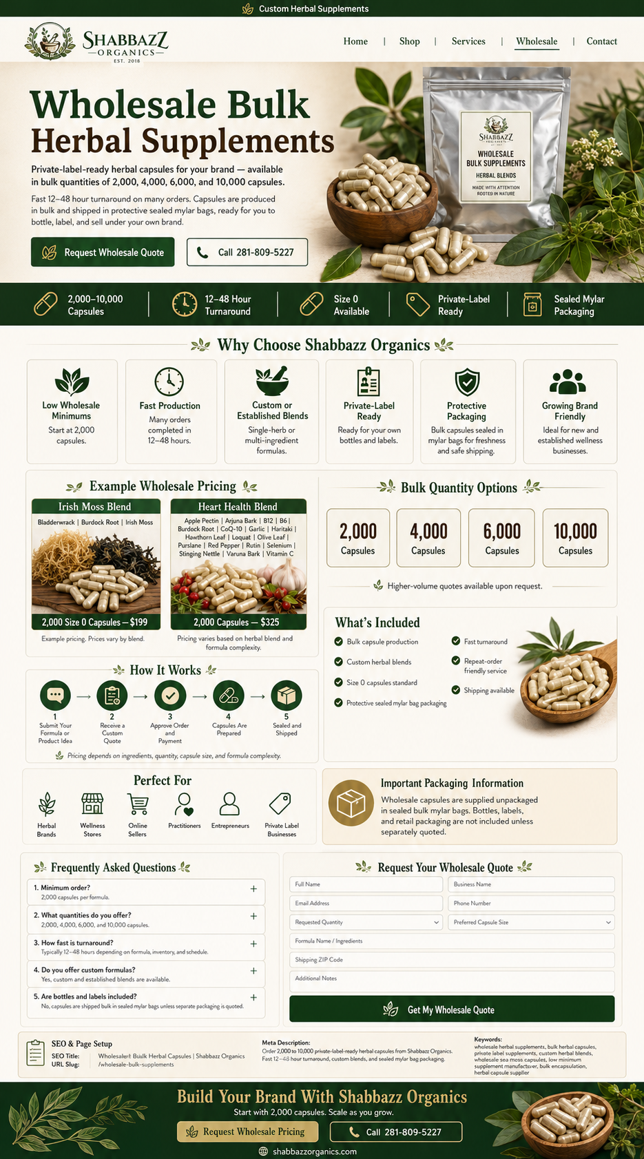 full page mockup