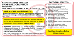 Hair & Scalp Nourishing Oil