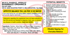 Appetite Balance Tea